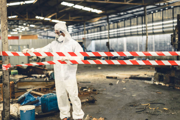 Professional Crime Scene Cleanup technician working in Middleville, MI
